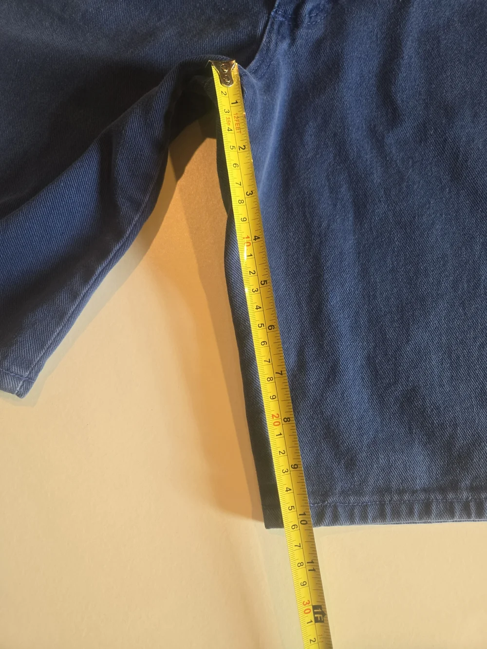 Wrangler Deep Blue Denim Relaxed Fit Shorts Vintage